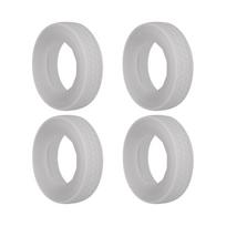 4Pcs Silicone Luggage Wheels Protector Cover Reduce Noise Anti-slip Suitcases Wheel Protection Rings Reduce Wheel Wear juoda