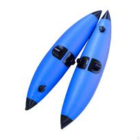 Inflatable Kayak Stabilizer Buoy Lightweight Outrigger Kit Long-Lasting PVC mėlyna
