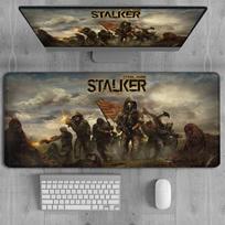 Expand Desk Mats 50cmx100cm Stalker 2 Large Gaming Mouse Pad Computer Laptop Rupper Keyboard Pad Desk Mat PC Gamer XXL Mouse pads 30cmx60cm gray
