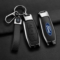 Odinis automobilio išmaniojo pultelio dėklas-apsauga Ford Focus 3 4 ST Mondeo 5 MK5 Mustang F-150 Explorer Edge Fiesta Kuga MK3 black
