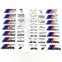 3D galinės bagažinės emblema ženklelis logotipas automobilio lipdukas BMW E46 E60 E64 F10 F20 F30 F06 F12 F13 E90 E92 E93 F80 F82 F87 M1 M2 M3 M4 M5 M6 M7 M2 gray