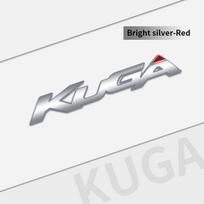 Automobilio metalinis ženklelis Automobilio stilius 3D emblema raidės Lipdukai Bagažinės lipdukas Ford Kuga 2008-2019 priedams Blizgantis juodas