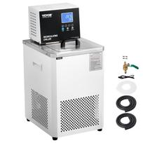 VEVOR laboratorinis šaldytuvas cirkuliatorius, 6L šaldytuvas laboratorijai žemos temperatūros aušinimo skystis, 23°F-212°F cirkuliacinis siurblys šaldytuvas, LCD ekranas
