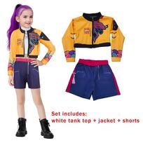 Rumi Cosplay K-Pop Warrior Kostiumų Rinkinys Žvaigždžių Merginų Grupė Vaikų Vaidmenų Žaidimo Drabužiai Kalėdų Karnavalo Helovino Kostiumo Rinkinys 110&Other orange