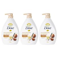 Dove Relaxing Shea Butter Body Wash 1kg 3 pcs beige