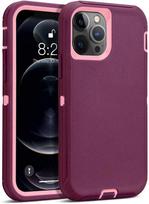 3 viename karinė apsauginė smūgiams atspari telefono dėklas, skirtas iPhone 16 15 14 13 12 11 Pro Max 14Plus XS XR, Otter Case Box, dangtelis su diržo klipsu for iPhone 15 Pro&With Clip