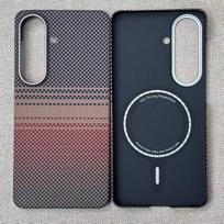 For Samsung Galaxy S24 S25 S26 Plus Ultra Case Kevlar Magnetic Carbon Aramid Fiber Fabric Anti-Drop Shockproof Hard Cover Choose Phone Model&Galaxy S26+