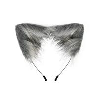 Katės Cosplay Kostiumas Lapės Kaukė+Uodega +Pirštinės Rinkinys Helovino Kostiumo Aksesuaras Vilko Tarianas Tematikos vakarėlio Persirengimo Rekvizito Aksesuarai One Size gray