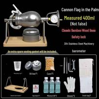 Old-Fashioned Hand-Crank Popcorn Maker - 304 Stainless Steel