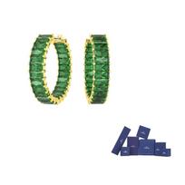 Swarovski Matri paauksuoti auskarai moterims žali 5658651 F ( Fits All)-Original brand box žalia