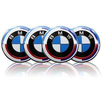 4pcs Car Wheel Center Hub Cap Badge Logo Sticker For BMW M Performance E84 Y23 E87 X5 E70 F25 E90 E91 F01 F02 E60 E61 F10 F15 F30 M3 65mm gray