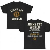 Jimmy Eat World London UK 2026 Two Sided T-Shirt Unisex All Sizes L white