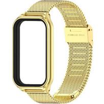 Milanese Bracelet for Xiaomi Redmi Smart Band 2 / Xiaomi Smart Mi Band 8 Active, Gold beige