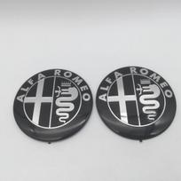 10 vnt. Alfa Romeo 147 156 159 74 mm Automobilio Priekinio Variklio Dangčio Emblema Gaubto Grotelių Lipdukas Galinio Bagažinės Ženkliukas Lipdukas Stiliaus Auto Aksesuarai