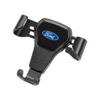Gravity Car Phone Holder GPS Stand Tools Air Outlet Clip For Ford S MAX Ranger Focus Fiesta Mondeo Kuga Mustang Escort KA Ranger black