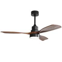 (Same as W3852P365303) 122cm Wood Ceiling Fan with 3 Solid Wood Blades, Remote Control and Reversible DC Motor for Living Room 122 x 122 x 39 cm juoda