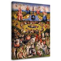 Drobės atspaudas REPRODUKCIJA Malonumų sodas - H.Bosch 60x90 įvairiaspalvis