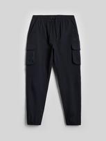 4F Casual cargo kelnės vyrams - juodos M