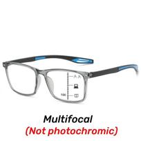 Fotochrominiai daugiažidiniai skaitymo akiniai Lauko spalvas keičiantys akiniai nuo saulės Akiniai Nauji Sportiniai Presbyopia 0+1.0+4.0 3.0 white