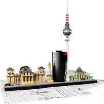 Venecija Berlynas Architektūra Statybiniai Blokeliai Plytos Žaislai Suaugusiems Vaikams Menas Namų Dekoras Dovana Paper instructions