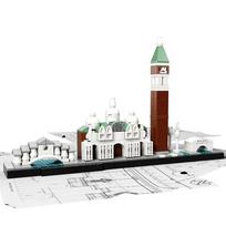 Venecija Berlynas Architektūra Statybiniai Blokeliai Plytos Žaislai Suaugusiems Vaikams Menas Namų Dekoras Dovana Paper instructions white