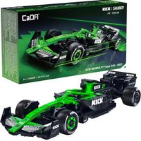 CaDA konstruktoriaus rinkinys „Kick Sauber F1 Team C45 2025“ lenktyninis automobilis, 348 detalės, uniwersalny