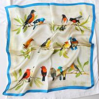 Naujas 100% natūralus tikro šilko šalikas Kaklo skarelė Foulard Moteriška bandana Skarelės Moterims Hidžabo skara Apklotai Kvadratinė skarelė Real Silk 53x53cm beige