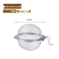304 Stainless Steel Spice Bag: Soup Filter, Seasoning Ball, Tea Infuser, Braising Spice Box. white