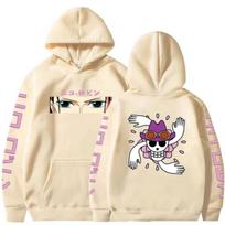 Vienas gabalas su gobtuvu Nico Robin Grafika Anime Puloveris su gobtuvu Vyrai Madingas Gatvės Sporto Megztinis Moterys Aukštos Kokybės Ruduo Žiema Megztinis M chaki