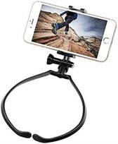 Wearable Neck Phone Stand Holder Rotatable Mobile Phone Stand Necklace Bracket Bed 360 Degree Phone Holder For iPhone GoPro DJI juoda