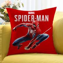 Anime figūrėlė Marvelio Žmogus-voras Spausdintos pagalvių užvalkalai Animacinis Sofa Dekoriniai Namų Dvipusė spauda Mielas pagalvės užvalkalas 12x12Inch red