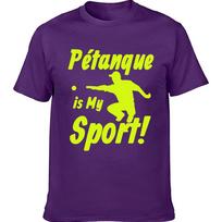 Funny Petanque Boule Is My Sports T Shirts Graphic Streetwear Short Sleeve O-Neck Harajuku Ball T-shirt Mens Clothes 4XL yellow