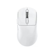 Belaidė žaidimų pelė Trijų režimų 2.4G Bluetooth Laidinis 8000DPI 1000Hz Pelė Įkraunama Ergonomiška Žaidėjų pelės nešiojamam kompiuteriui PC balta