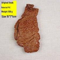 Simulated Lamb Steak & Beef Hot Pot Slices - Display & Educational Props brown