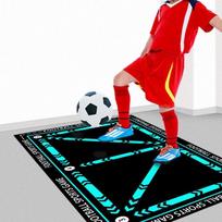 Profesionalūs futbolo treniruočių kilimėliai Daugiaspalviai linijų žymėjimai Futbolo treniruočių padėklas patalpų lauko sporto įrangai 40x60cm red