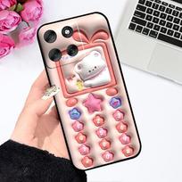 Silikoninis dėklas Motorola G86 Power telefonui Madingas apsauga kamerai Silikoninis minkštas TPU Fundas For Moto G86Power G 86 Korpusas Motorola Moto G86 gray