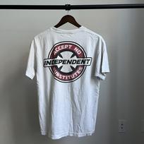 Vintažiniai 90-ųjų riedlenčių grafikos marškinėliai Indie stiliaus Balti Vyriški Dydžio Unisex Marškinėliai XXXL white