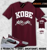 Shirt Matching KB 5 Protro Lower Merion Aces Match Sneaker Shoe Hanging T shirt M white
