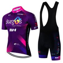 Maillot BH Coloma Team 2025 Dviratininko aprangos komplektas Vyriškas trumpomis rankovėmis Raudona apranga Plento dviračio marškinėliai Kostiumas Dviratininko petnešėlės Šortai MTB apranga XXL