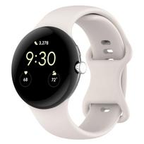 Minkštas silikoninis dirželis Google Pixel Watch 4 3 45mm 41mm Oficialus originalus keičiamas riešo dirželis Google Pixel Watch 3/2 Juosta Pixel Watch 3 41mm gray