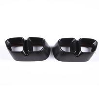 For BMW X5 F15(2014-2018) X6 F16(2015-2019) M Sports Aluminum alloy Car Tail pipes Muffler Exhaust Pipe Output Cover matinė juoda spalva