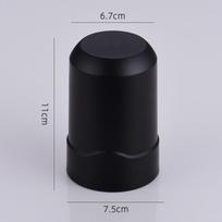 Frosted Black Shaker Dice Cup for Nightclubs and Taverns black