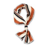 100% gryno šilko moteriškas ilgas šalikas, galvos juosta, kaklaskarė, prabangi moteriška plaukų puošmena, moteriška bandana, skaros krepšiui 17*150CM white