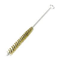 Heavy Duty Pipe Cleaning Brush Copper Bristles Deburring Polishing Tube Scrubber Rough Brush for Precise Cleaning Tasks brown