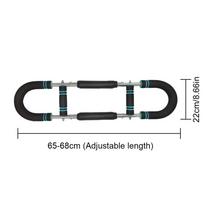 Arm Trainer Adjustable Chest Expander Portable Power Twister Bar Muscular Strength Enhancer Daily Home Comfy Simple Trainer mėlyna