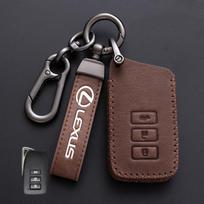 Originalios odos automobilio nuotolinio valdymo pultelio dėklas Fob Case skirtas Lexus NX 200 NX300H RX 350 450H ES 350 ES 300h Raktų pakabuko stiliaus aksesuarai black