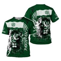 Pakistano vėliava 3D spausdinimo vyriški marškinėliai Vyrams Drabužiai Vasariniai Unisex Trumpomis rankovėmis Viršutiniai drabužiai Madingi marškinėliai Streetwear Harajuku marškinėliai L gray