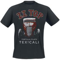ZZ Top Texas Spade Tee Rock TShirt with Flame  Checkered Flag Print Rock Fan Merch 3XL gray