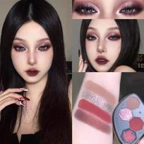 Girlcult Makiažo akių šešėlių paletė Blizganti Matinė Chameleonas 4 spalvų akių šešėliai Veganiniai makiažo rinkiniai Kosmetika Pilnas rinkinys