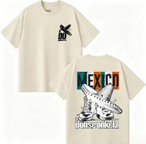 Karštas išpardavimas Roko grupės BöHse Onkelz Meksika Grafinis marškinėlis Unisex Unisex Vintažiniai Hip Hop marškinėliai Y2k Harajuku Medvilniniai Oversized marškinėliai XL beige